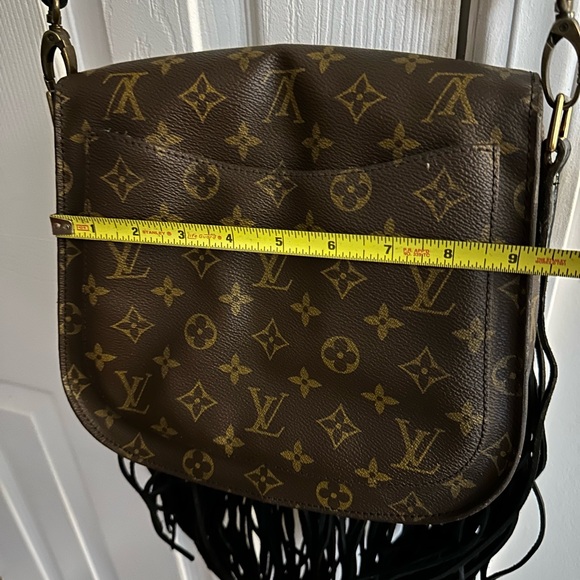 Authentic ONE of a KIND Vintage LV upcycled BOHO Cross Body Bag w/ dust bag. - Picture 8 of 15